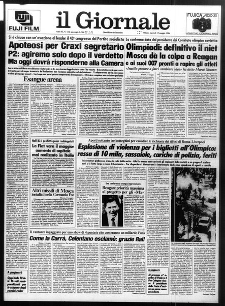 Il giornale : quotidiano del mattino